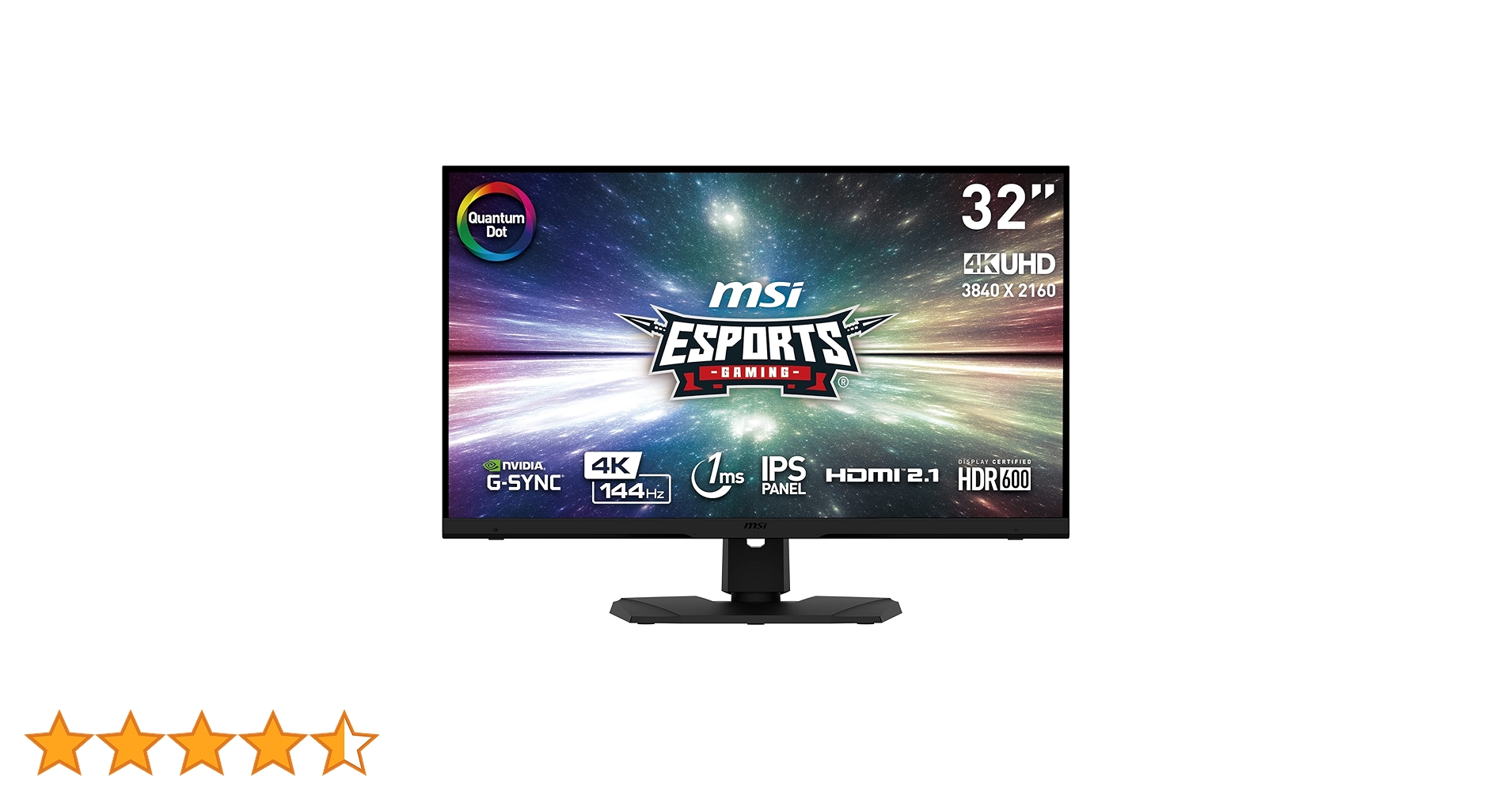 MSI Optix MPG321UR-QD 32-Inch 4K UHD Gaming Monitor